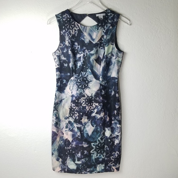 H&M Diamond & Crystal Print Keyhole Back Dress - Picture 4 of 8